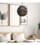 Elstead Lampa wisząca Lindendale 1 źródło światła Western brąz IP44 Zewnętrzna QZ-LINDENDALE-P-WT