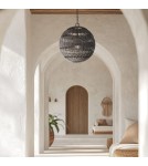 Elstead Lampa wisząca Lindendale 1 źródło światła Western brąz IP44 Zewnętrzna QZ-LINDENDALE-P-WT