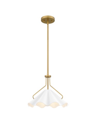 Elstead Lampa wisząca Mejia 1 źródło światła Postarzany mosiądz QZ-MEJIA-1P-S-AB