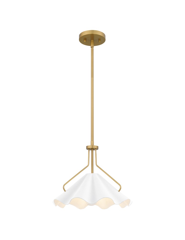 Elstead Lampa wisząca Mejia 1 źródło światła Postarzany mosiądz QZ-MEJIA-1P-S-AB