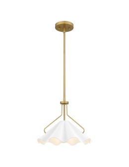 Elstead Lampa wisząca Mejia 1 źródło światła Postarzany mosiądz QZ-MEJIA-1P-S-AB