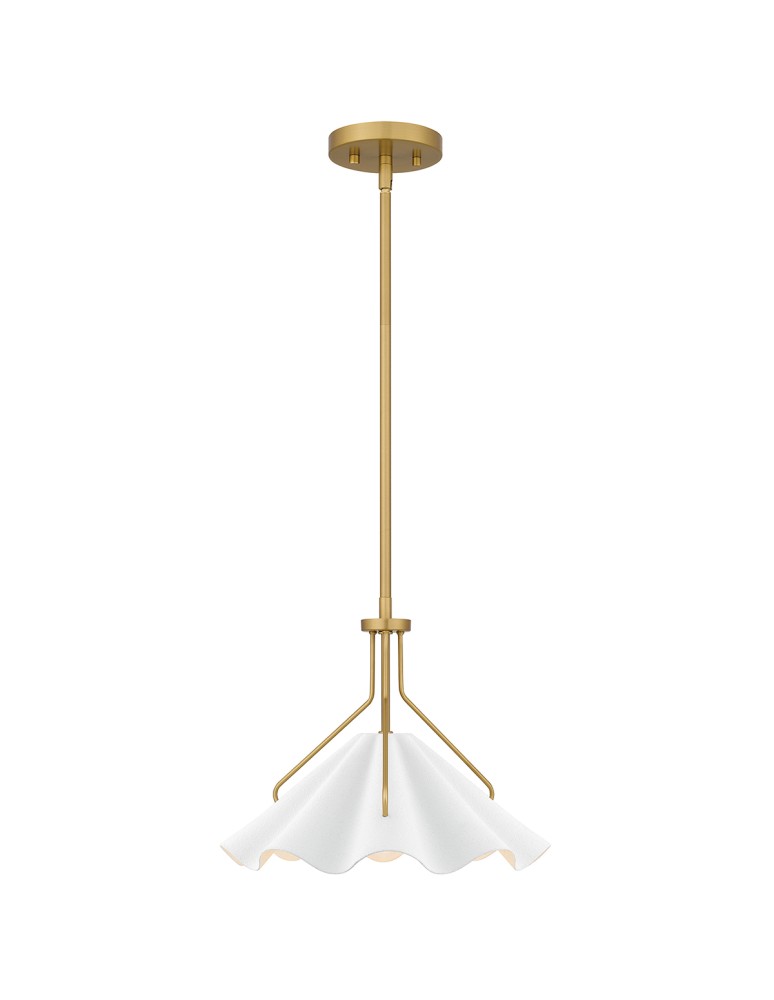 Elstead Lampa wisząca Mejia 1 źródło światła Postarzany mosiądz QZ-MEJIA-1P-S-AB