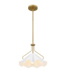 Elstead Lampa wisząca Mejia 1 źródło światła Postarzany mosiądz QZ-MEJIA-1P-S-AB