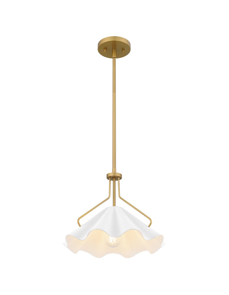 Elstead Lampa wisząca Mejia 1 źródło światła Postarzany mosiądz QZ-MEJIA-1P-S-AB