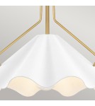 Elstead Lampa wisząca Mejia 1 źródło światła Postarzany mosiądz QZ-MEJIA-1P-S-AB