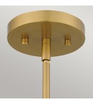 Elstead Lampa wisząca Mejia 1 źródło światła Postarzany mosiądz QZ-MEJIA-1P-S-AB