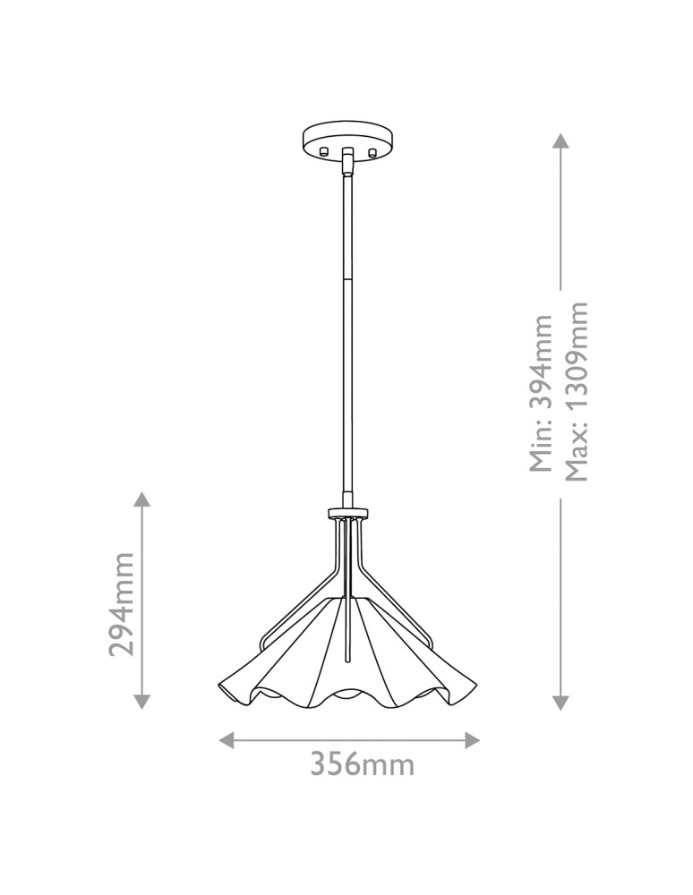 Elstead Lampa wisząca Mejia 1 źródło światła Postarzany mosiądz QZ-MEJIA-1P-S-AB