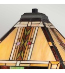 Elstead Lampa stołowa Navajo 2 źródła światła Brązowy QZ-NAVAJO-TL-VB