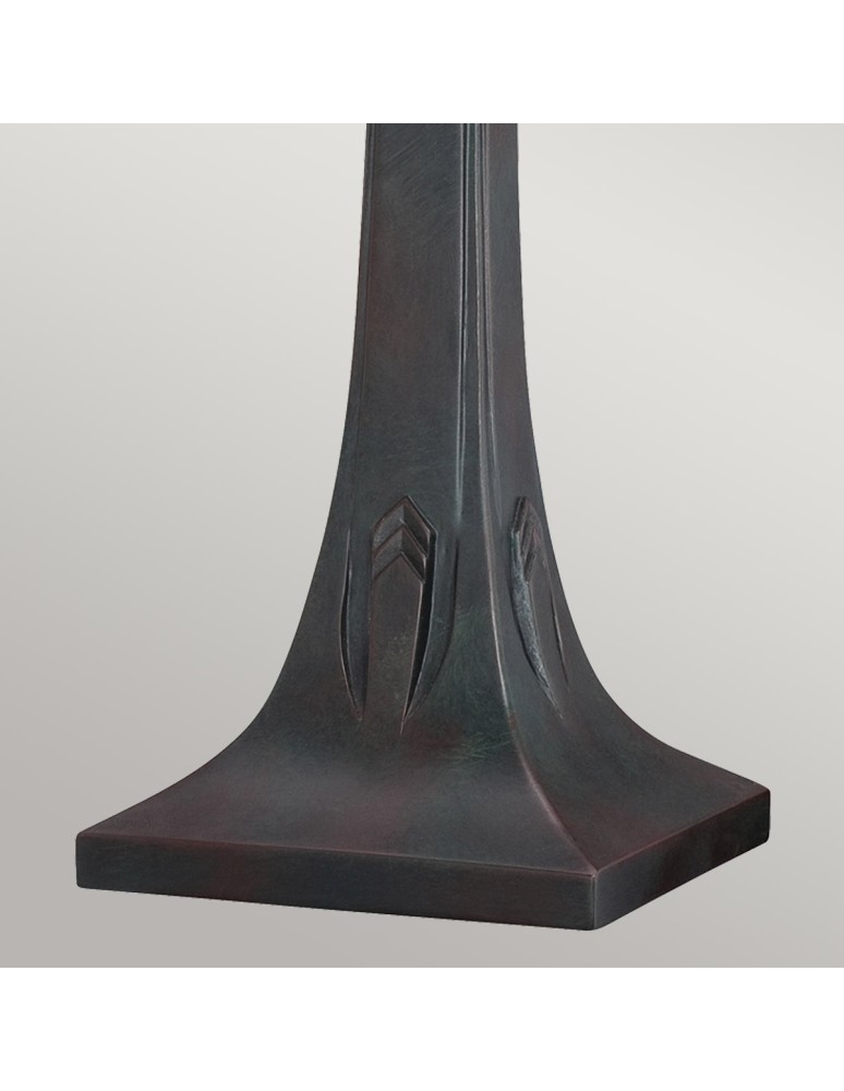 Elstead Lampa stołowa Navajo 2 źródła światła Brązowy QZ-NAVAJO-TL-VB