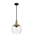 Elstead Lampa wisząca Royer 1 źródło światła Matowa czerń QZ-ROYER-1P-MBK