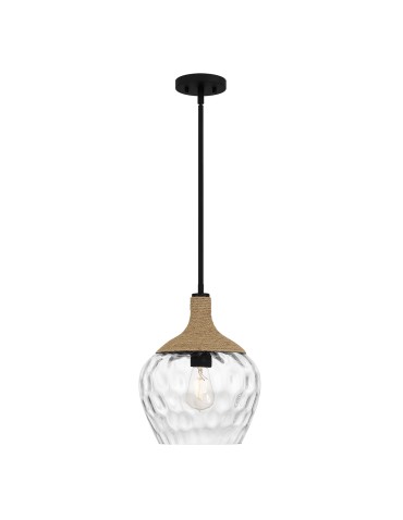 Elstead Lampa wisząca Royer 1 źródło światła Matowa czerń QZ-ROYER-1P-MBK - product 2