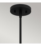 Elstead Lampa wisząca Royer 1 źródło światła Matowa czerń QZ-ROYER-1P-MBK