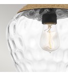 Elstead Lampa wisząca Royer 1 źródło światła Matowa czerń QZ-ROYER-1P-MBK