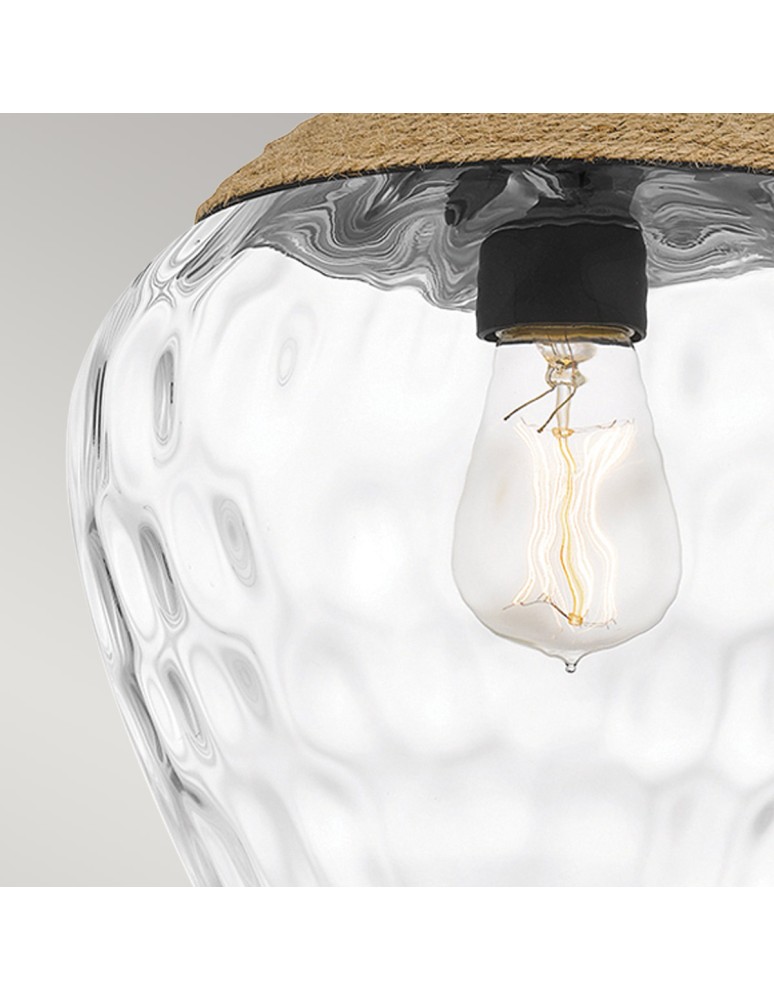 Elstead Lampa wisząca Royer 1 źródło światła Matowa czerń QZ-ROYER-1P-MBK