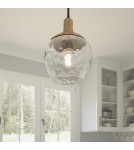 Elstead Lampa wisząca Royer 1 źródło światła Matowa czerń QZ-ROYER-1P-MBK