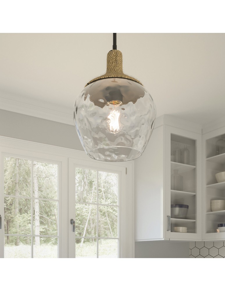 Elstead Lampa wisząca Royer 1 źródło światła Matowa czerń QZ-ROYER-1P-MBK