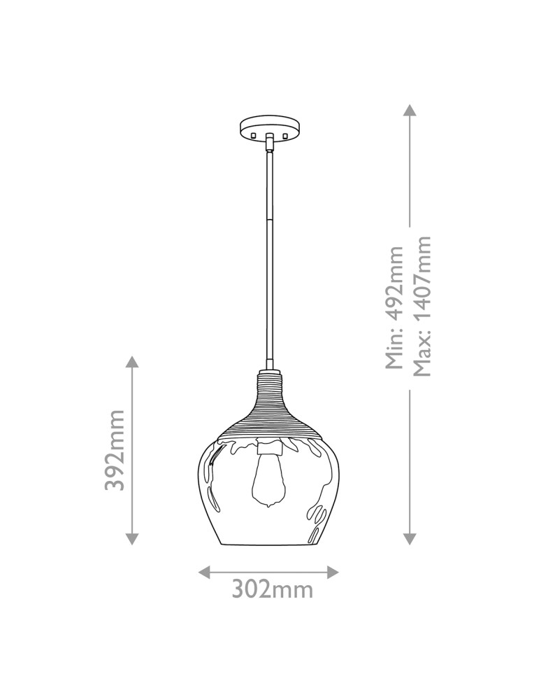 Elstead Lampa wisząca Royer 1 źródło światła Matowa czerń QZ-ROYER-1P-MBK