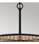 Elstead Lampa wisząca Teton 5 źródeł światła Matowa czerń QZ-TETON-5P-MBK