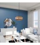 Elstead Lampa wisząca Teton 5 źródeł światła Matowa czerń QZ-TETON-5P-MBK