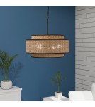 Elstead Lampa wisząca Teton 5 źródeł światła Matowa czerń QZ-TETON-5P-MBK