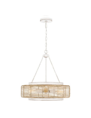 Elstead Lampa wisząca Waylon 4 źródła światła Antyczna biel QZ-WAYLON-4P-AWH - product 2
