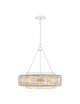 Elstead Lampa wisząca Waylon 4 źródła światła Antyczna biel QZ-WAYLON-4P-AWH - product 2