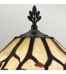 Elstead Lampa stołowa Whispering 2 źródła światła Valiant brąz QZ-WHISPERING-TL-VB