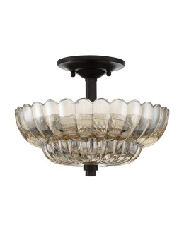 Elstead Półplafon Whitecap 3 źródła światła Kakaowy brąz QZ-WHITECAP-SF-S - product 2