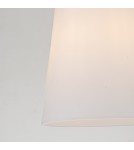 Elstead Mała lampa wisząca Staring 1 źródło światła Przecierane złoto STARING-MP-DG-OPAL
