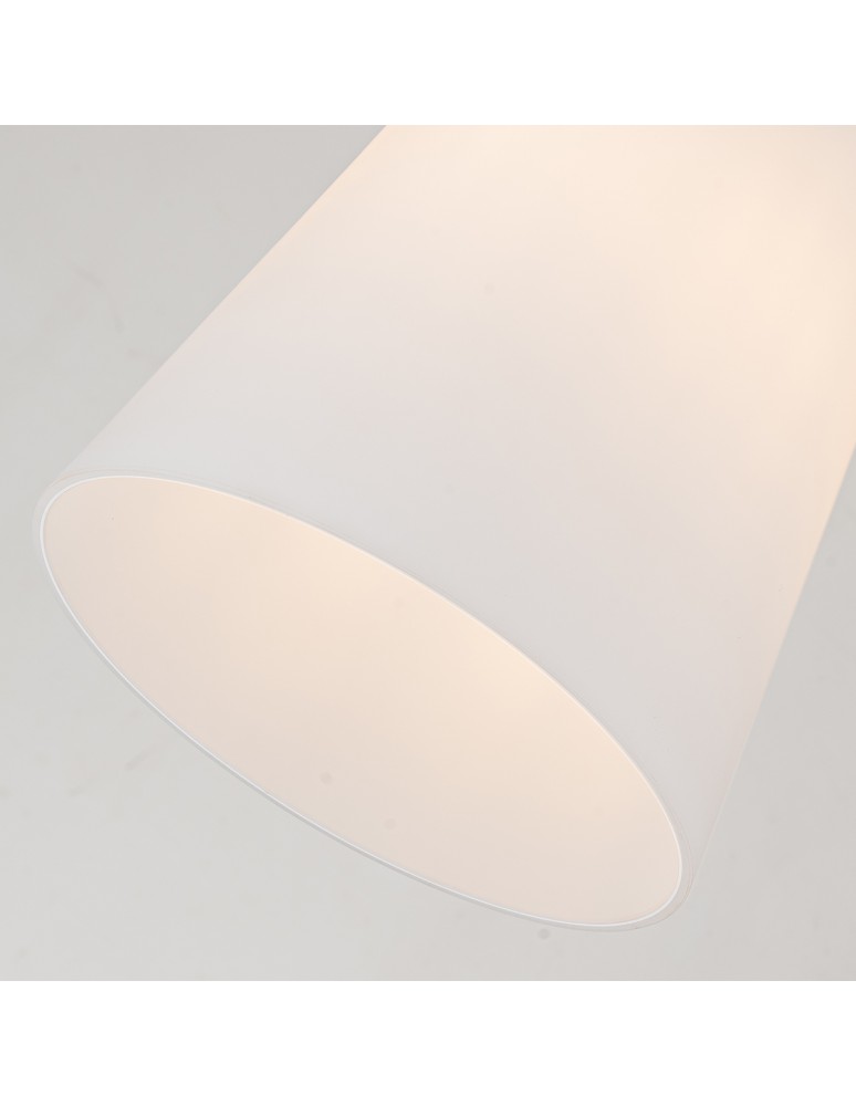 Elstead Mała lampa wisząca Staring 1 źródło światła Przecierane złoto STARING-MP-DG-OPAL