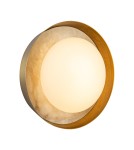 Quintiesse Kinkiet LED Alonso Vintage mosiądz Elstead Lighting QN-ALONSO2-VBS-AR