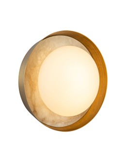Quintiesse Kinkiet LED Alonso Vintage mosiądz Elstead Lighting QN-ALONSO2-VBS-AR