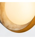 Quintiesse Kinkiet LED Alonso Vintage mosiądz Elstead Lighting QN-ALONSO2-VBS-AR