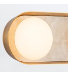 Quintiesse Kinkiet LED Alonso Vintage mosiądz Elstead Lighting QN-ALONSO3-VBS-AR