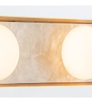 Quintiesse Kinkiet LED Alonso Vintage mosiądz Elstead Lighting QN-ALONSO3-VBS-AR