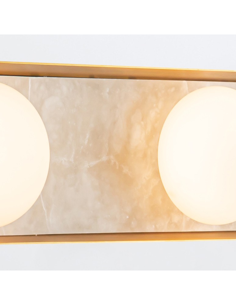 Quintiesse Kinkiet LED Alonso Vintage mosiądz Elstead Lighting QN-ALONSO3-VBS-AR