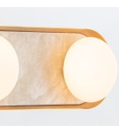 Quintiesse Kinkiet LED Alonso Vintage mosiądz Elstead Lighting QN-ALONSO3-VBS-AR