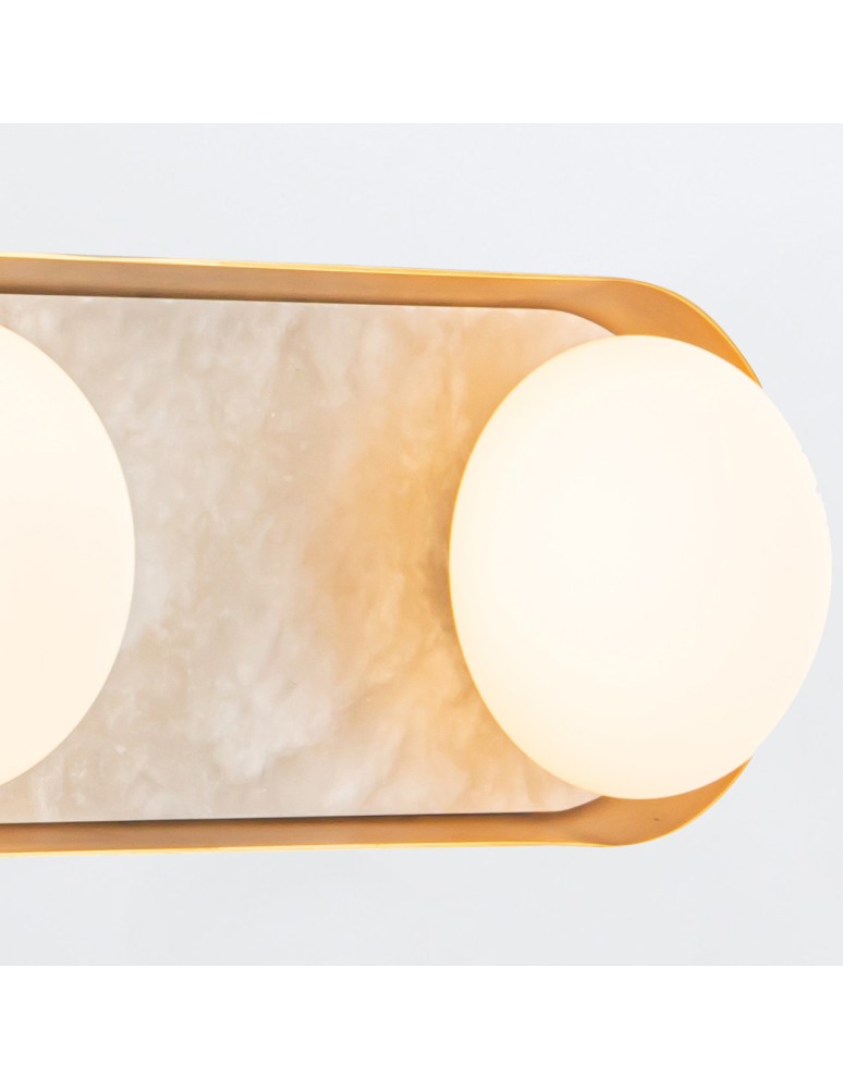 Quintiesse Kinkiet LED Alonso Vintage mosiądz Elstead Lighting QN-ALONSO3-VBS-AR