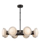 Quintiesse Żyrandol LED Alonso Miejski brąz Elstead Lighting QN-ALONSO8-UBZ-AR