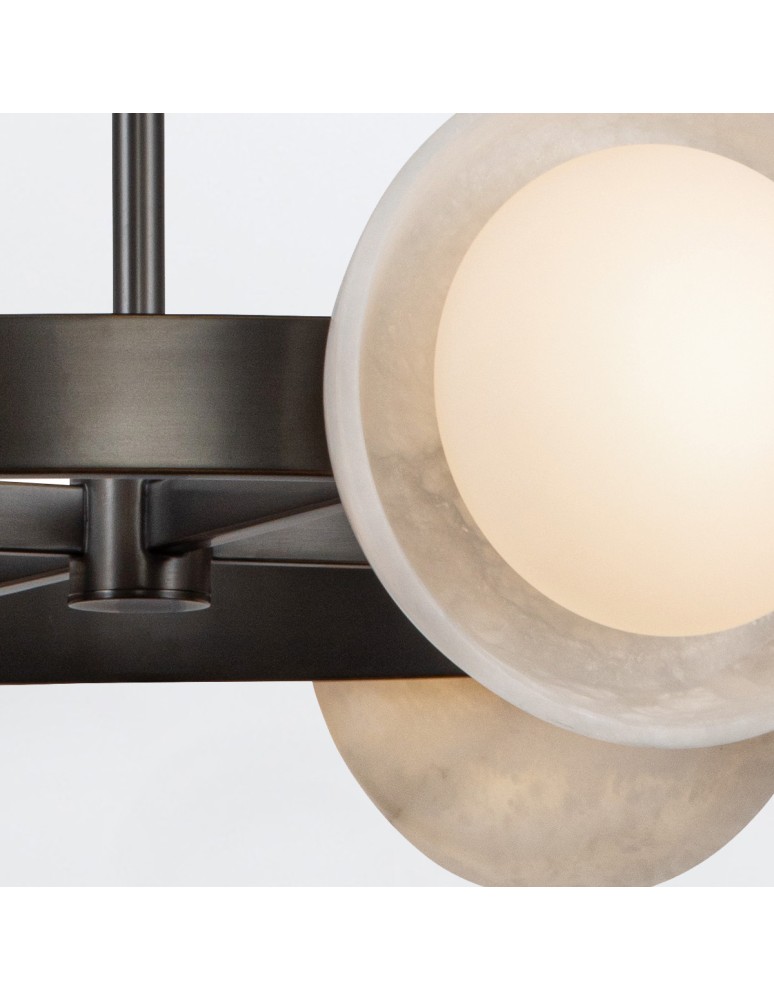 Quintiesse Żyrandol LED Alonso Miejski brąz Elstead Lighting QN-ALONSO8-UBZ-AR