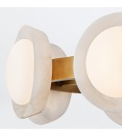 Quintiesse Żyrandol LED Alonso Vintage mosiądz Elstead Lighting QN-ALONSO8-VBS-AR