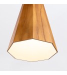 Quintiesse Lampa wisząca Angular Elstead Lighting QN-ANGULAR-P-S-TEAK
