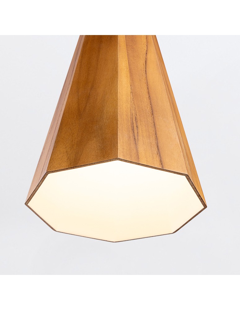 Quintiesse Lampa wisząca Angular Elstead Lighting QN-ANGULAR-P-S-TEAK