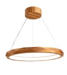 Quintiesse Lampa wisząca LED Angular Elstead Lighting QN-ANGULAR-RING-LED-80-TEAK