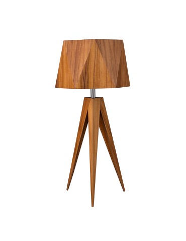 Quintiesse Lampa stołowa Angular Elstead Lighting QN-ANGULAR-TL-TEAK