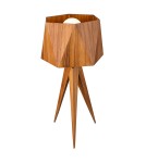 Quintiesse Lampa stołowa Angular Elstead Lighting QN-ANGULAR-TL-TEAK