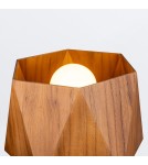 Quintiesse Lampa stołowa Angular Elstead Lighting QN-ANGULAR-TL-TEAK