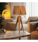 Quintiesse Lampa stołowa Angular Elstead Lighting QN-ANGULAR-TL-TEAK