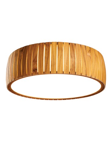 Quintiesse Plafon LED Barrel Elstead Lighting QN-BARREL-F-LED-50-TEAK