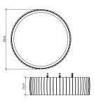 Quintiesse Plafon LED Barrel Elstead Lighting QN-BARREL-F-LED-50-TEAK Quintiesse Plafon LED Barrel Elstead Lighting QN-BARREL-F-LED-50-TEAK